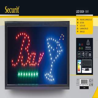 Tabla Securit LED Bar, 50x30cm