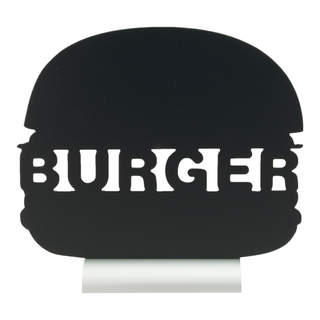 Tabla Securit Silhouette burger alu-postolje, 25x27x6 cm